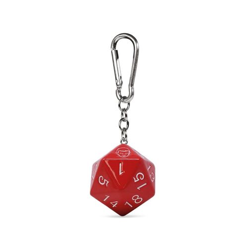 Stranger Things - Porte-clés caoutchouc 3D D20 6 cm