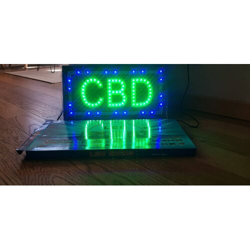 Enseigne Lumineuse Panneau Leds Cbd
