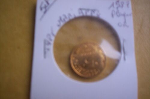 5 Centimes Type Marianne Plaque Or 1987