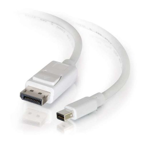 C2G 2m, Mini DisplayPort - DisplayPort Blanc