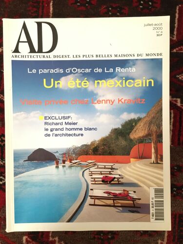 Le Paradis D'oscar De La Renta. Chez Lenny Kravitz. Richard Meier.