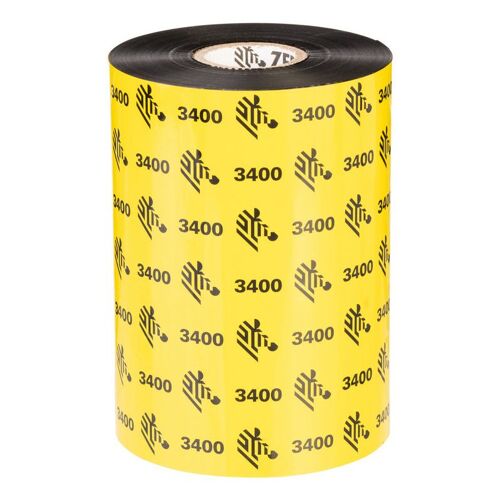 Zebra 3400 Wax/Resin - Noir - 83 mm x 450 m - recharge ruban d'encre d'imprimante (transfert thermique) - pour Zebra R-140; PAX 110, 170; Xi Series 110, 140, 170, 90, 96; Z Series Z4Mplus, Z6Mplus