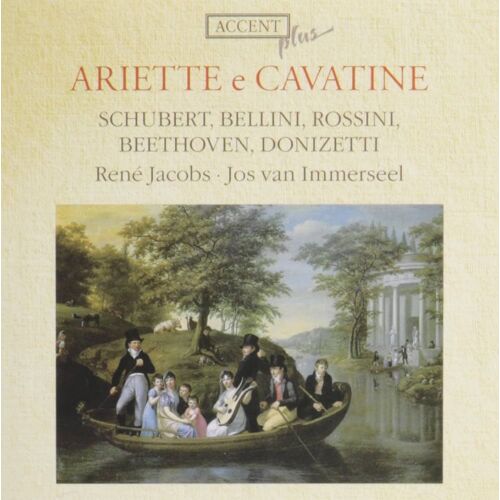 F. Schubert   V. Bellini   G. Rossini   L.Van Beethoven   G. Donizetti - Rene Jacobs   Jos Van Immerseel - Ariette E Cavatine (Disque 33t - 1981)