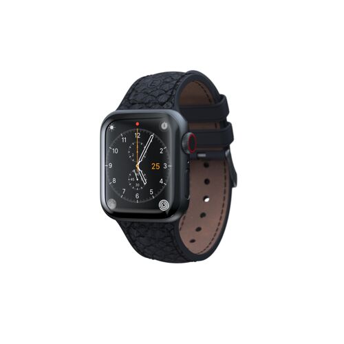 Njord Byelements Salmon Leather Watch Strap - Apple Watch 44/45mm - Vindur