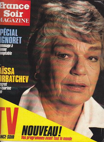 Fs Mag Leconte & Tulasne Tennis 2p/ Simone Signoret 12p/ Valerie Mairesse 1p/ Rock Hudson 3p/ Anemone & Thierry Lhermitte 4p/ Nicole Garcia & Philippe Noiret 3p/ Bruel & Agathe ( Regret ) 2p/  12798