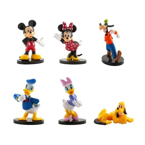 6 Figurines Disney Mickey Et Ses Amis 3.5cm