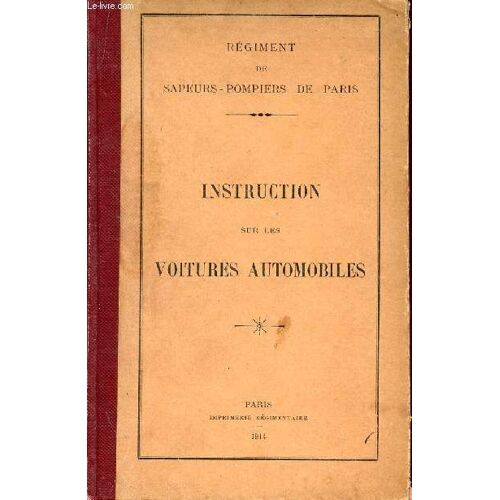 Instruction Sur Les Voitures Automobiles.
