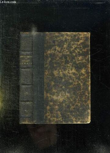 Nouveaux Lundis. Tome 12.