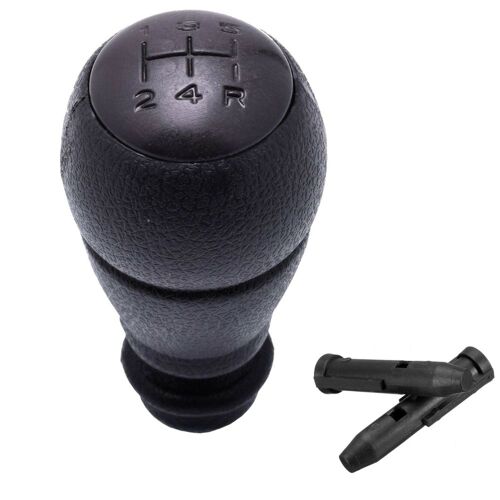 Manchon + Pommeau De Levier De Vitesse Noir Pour Véhicules Citroën Berlingo, Saxo, Xsara & Peugeot 106, 3008, 5008, Partner, Tepee