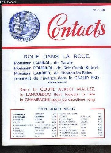 Contacts De Mars 1960 : Roue Dans La Roue