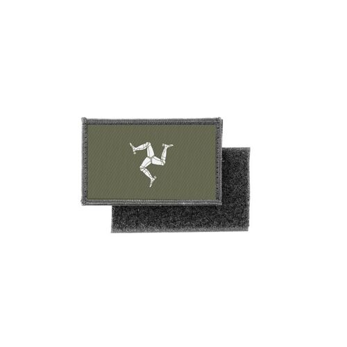 Patch Ecusson Imprime Camo Camouflage Badge Drapeau Ile De Man