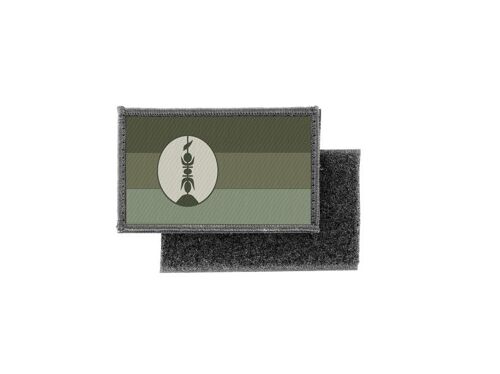 Patch Ecusson Imprime Camo Camouflage Badge Drapeau Nouvelle Caledonie Kanaky