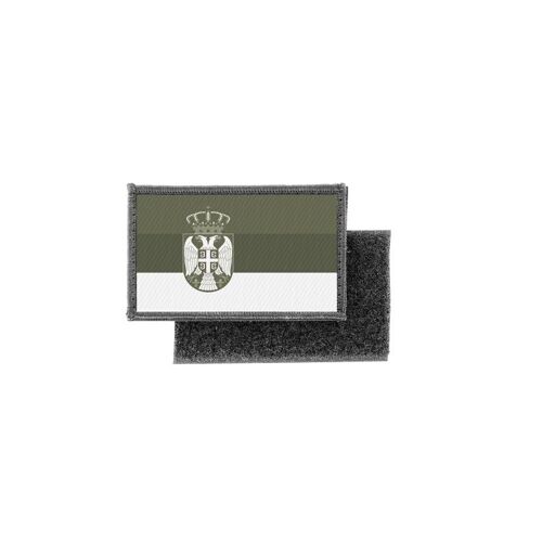Patch Ecusson Imprime Camo Camouflage Badge Drapeau Serbie Serbe