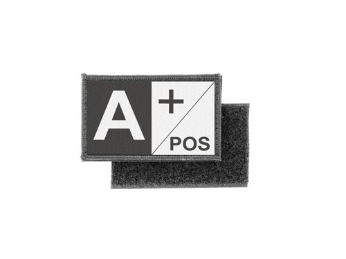Patch Ecusson Imprime Camo Camouflage Badge Drapeau Groupe Sanguin A+