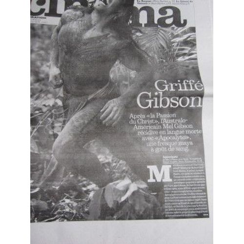 Suppl. Cinéma De Libération Du 10/01/07 : Apocalyto/Gibson