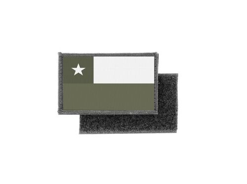 Patch Ecusson Imprime Camo Camouflage Badge Drapeau Chili Chilien