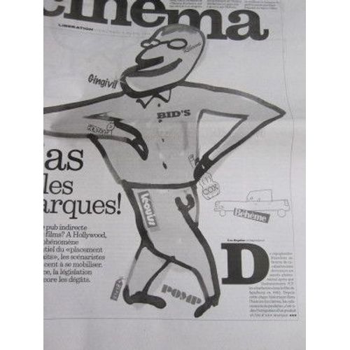 Suppl. Cinéma De Libération Du 05/04/06 : Pubs Indirectes Dans Les Films