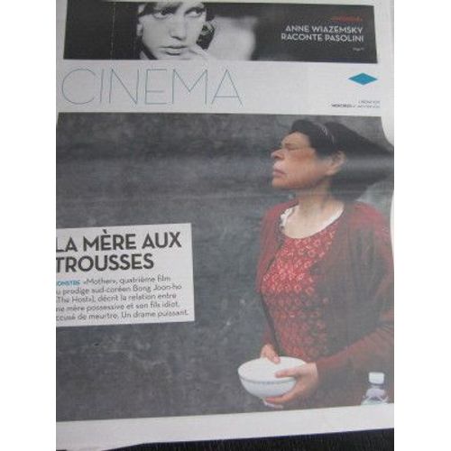 Suppl. Cinéma De Libération Du 27/01/10 : Mother/Bong Joon Ho - Theorème/Wiazemsky