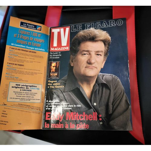 Figaro Tv Magazine N°16850 17/10/1998 Eddy Mitchell