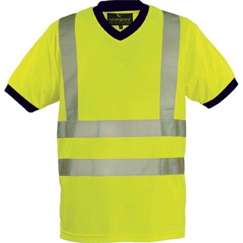 T-Shirt Mc Col V Jaune Fluorescent L