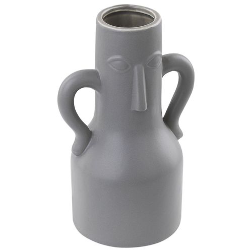 Porcelaine Vase à fleurs 21 cm Gris TRIPOLI