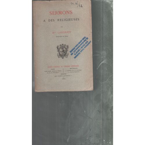 Sermons À Des Religieuses