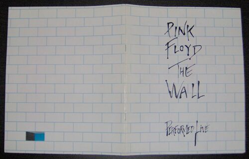 Pink Floyd The Wall - Rare Programme Concert - Earls Court 1980