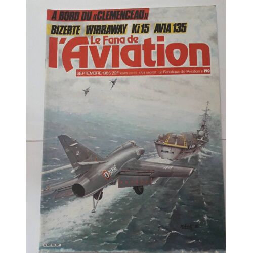 Le Fana De L'aviation, Septembre 1985,N°190