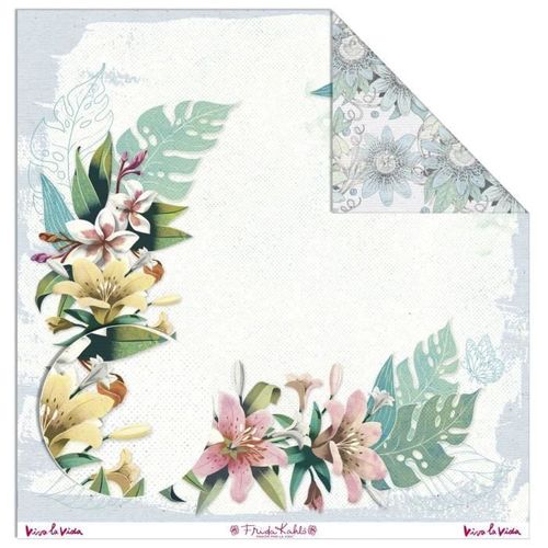 Papier Créatif Frida Kahlo - Végétal Vert