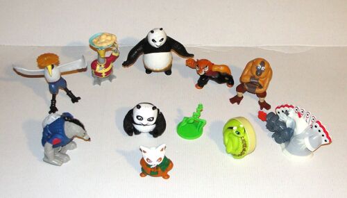 Kung Fu Panda Film N°2 Lot De 11 Figurines Macdo 2011