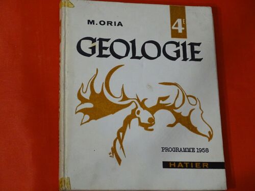 Géologie - Classe De 4éme Programme 1958