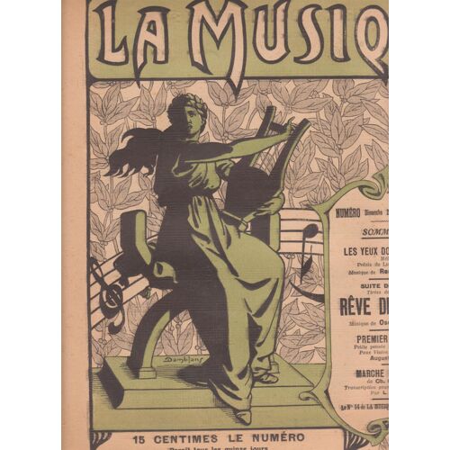 La Musique N°13 Dimanche 26 Mai 1912 Les Yeux Dont Je Rëve Po7sie De Lionel Nastorg Mus Rene Esclave Rëve De Valse Oscar Strauss, Premier Bonheur Auguste Bosc, Marche Religieuse Gounod Transcritption