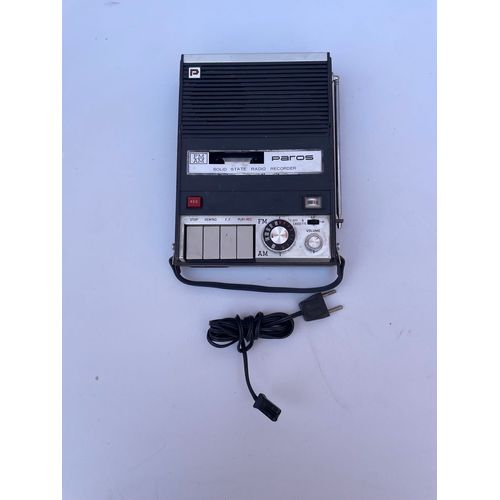 Radio / Lecteur-Enregistreur Cassette Paros 35 DAS – Vintage – Bon État