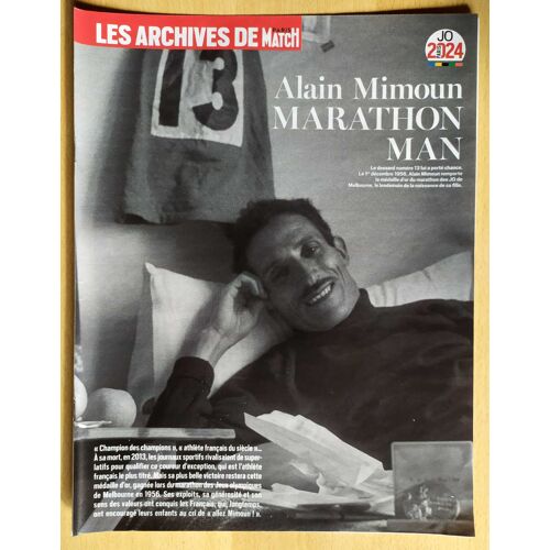Paris Match N°3906 - Coupure De Presse - Alain Mimoun, Marathon Man