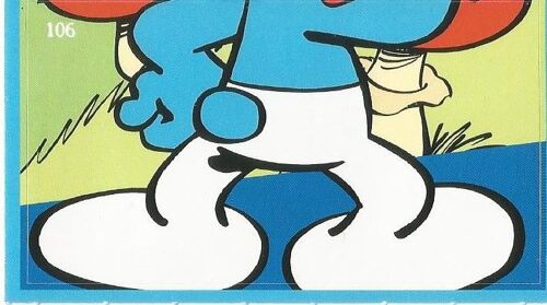 Autocollant Schtroumpf La Vie N°106 - Super U 2016