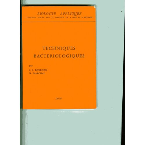 Techniques Bacteriologiques