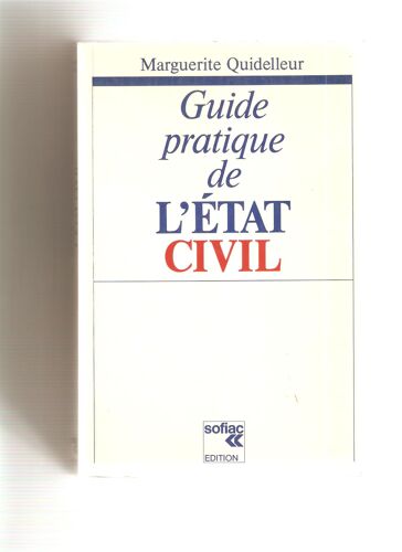Guide Pratique De L'état Civil