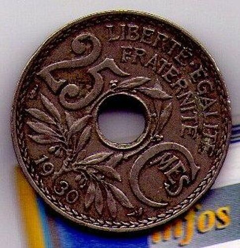 25 Centimes Lindauer 1930