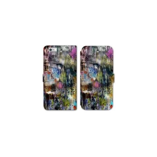 Housse Cuir Portefeuille Pour Iphone 7 / 8 / Se (2020 / 2022) Grunge