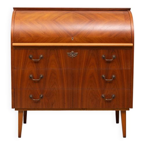 Secrtaire Vintage En Teck Egon Ostergaard Des Annes 1960 Sude Marron