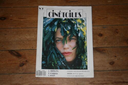 Magazine Poster Cinetoiles N°1 Jane Birkin 2 Grandes Pages + Poster Geant 1m X 65cm Jane B. Par Agnes V. 1
