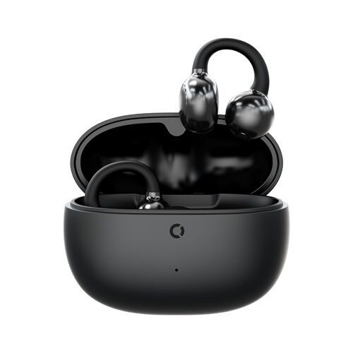 ECOUTEURS SANS FIL À OREILLE LIBRE ECHO PODS LOOP Q12 BLUETOOTH AVEC RÉDUCTION ACTIVE DU BRUIT NOIR