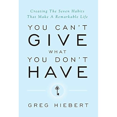 You Can't Give What You Don't Have