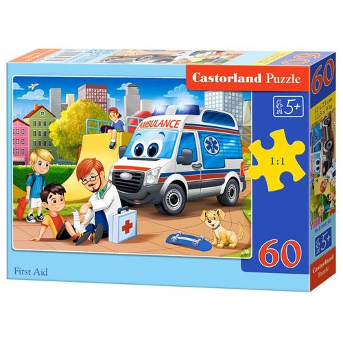 Premiers Secours, Puzzle 60 Teile -  Castorland 4438066193