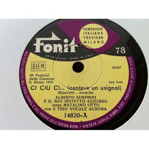 Canto Nella Valle / Ci Ciu Ci ... (Cantava Un Usignol)