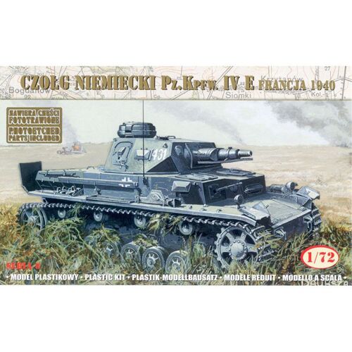 Tank Allemand Pz.Kpfw.Ive France 1940 - Mirage Hobby 4072863-Mirage Hobby