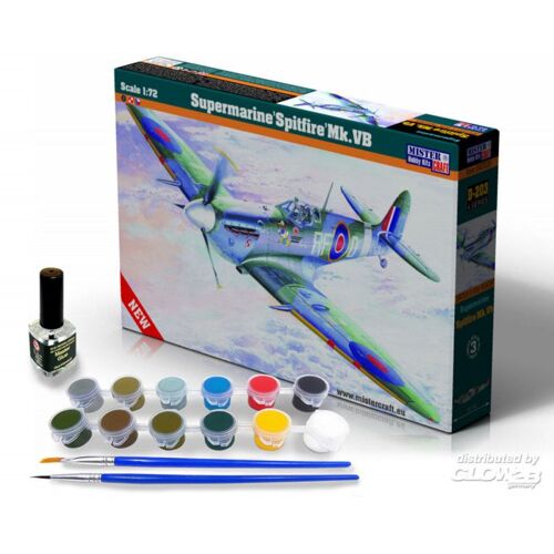 Supermarine Spitfire Mk.Vb Super Set - Maquette D'avion Mistercraft 9385214203-Mistercraft