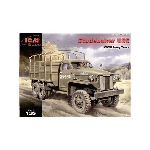 Studebaker Us-6 : Camion Militaire De La 2ème Gm - Icm Icm35511-Icm