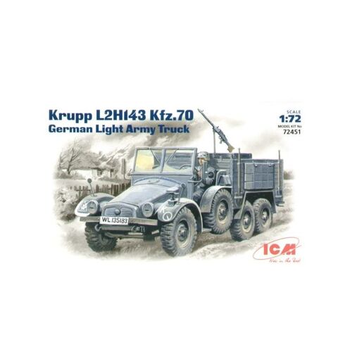 Kupp L2h143 Kfz.70 : Camion Léger Allemand - Icm Icm72451-Icm-Icm