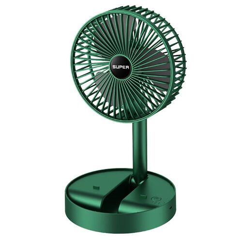 Folding Portable Retractable Electric Fan USB Rechargeable Battery Ultra-Quiet Adjustable Wind Spee